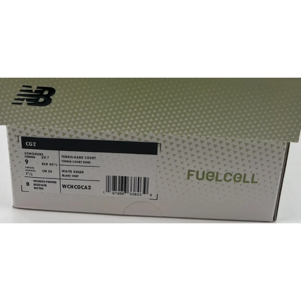 New Balance Coco CG2 White Marsh Green Women's Size 9 New